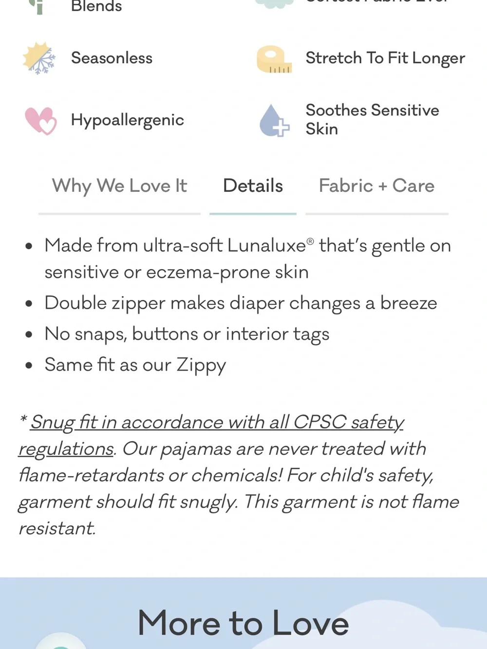 Little Sleepies soft mint